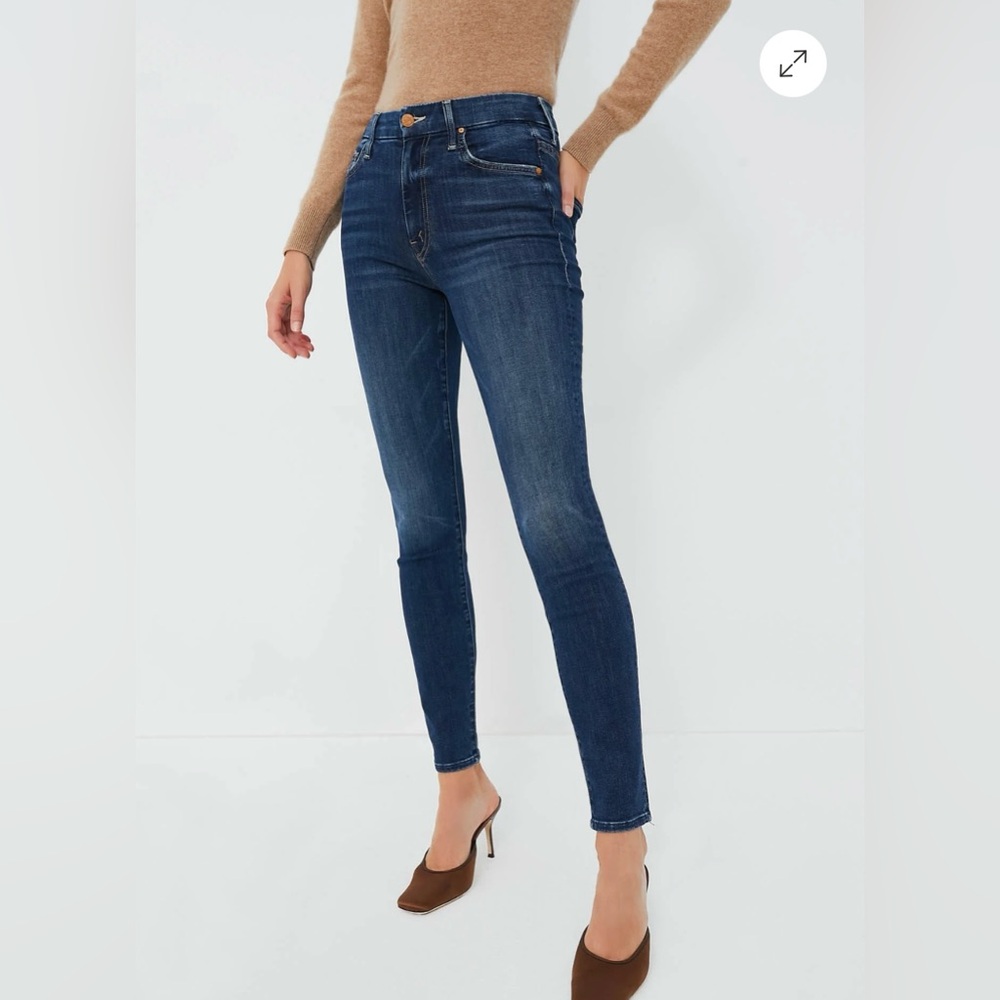 MOTHER Denim - High Waisted Looker Ankle Jeans